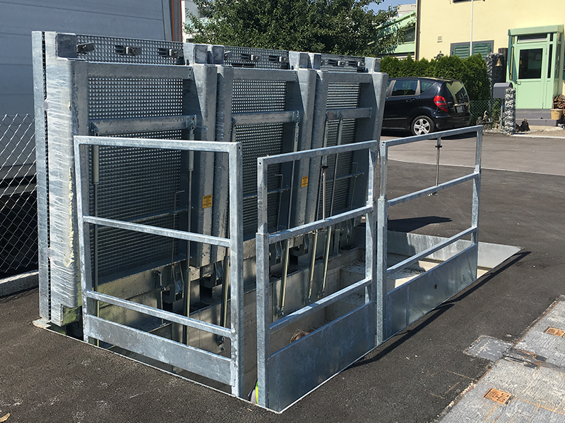 Porte a pavimento a gas D400