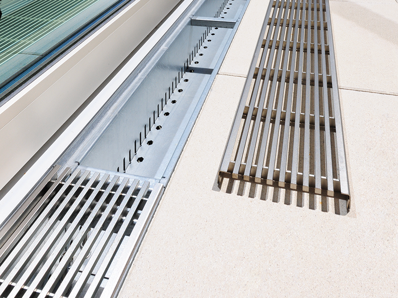 Fultura drainage channels stainless steel